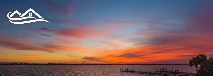 Photo of the sunset at Indian River Shores, FL