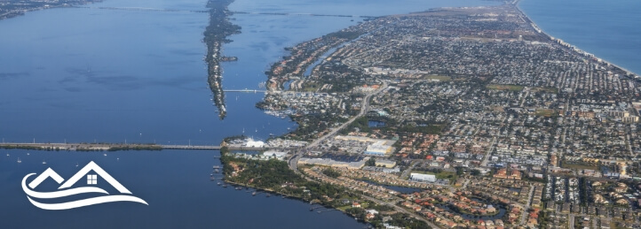 Aerial photo of Melbourne, FL