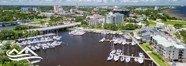 Aerial photo of Melbourne, FL