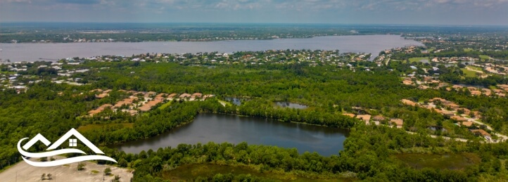 Aerial photo of Port St. Lucie, FL